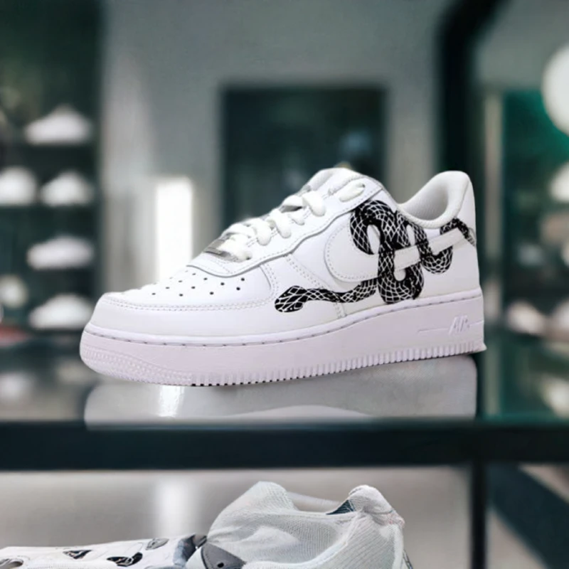 custom nike air force 1 snake