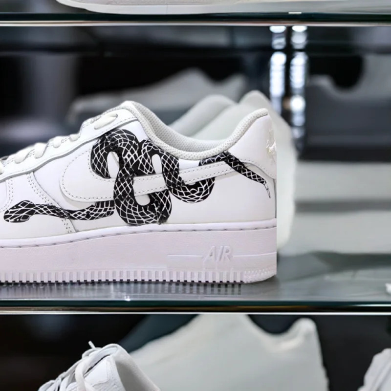 custom nike air force 1 snake