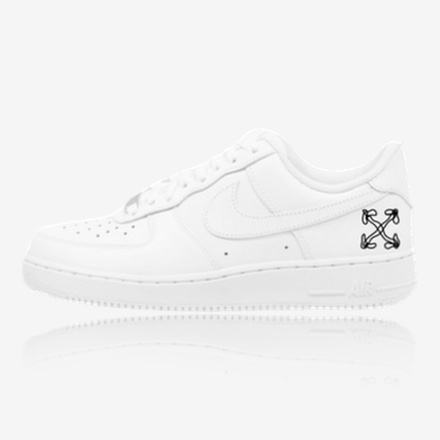 nike air force 1 af1 off white abstract custom, trittkunst gmbh custom sneakers