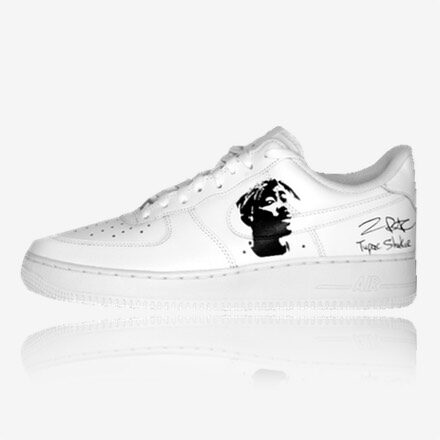 nike air force 1 af1 tupac x big custom, trittkunst gmbh custom sneakers