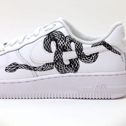 tritt kunst custom sneakers nike air force snake custom