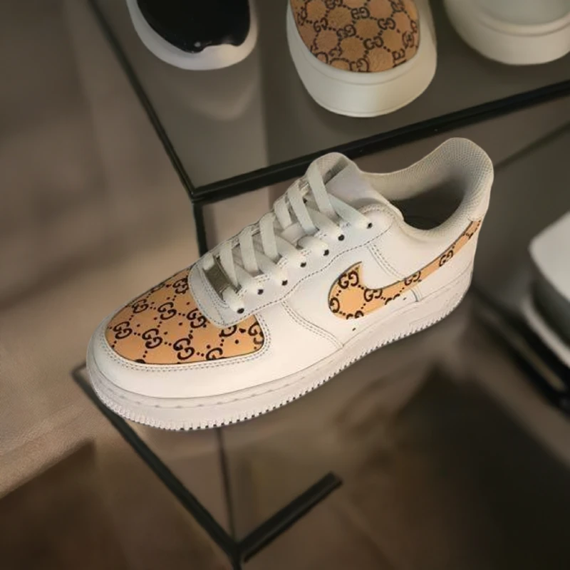 custom nike air force gucci