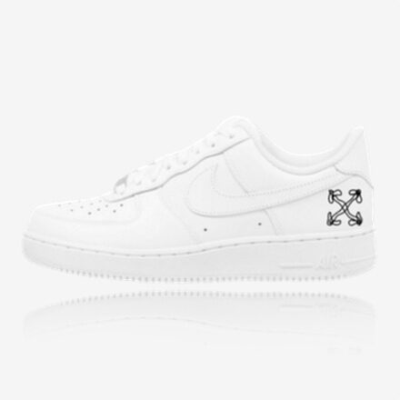 nike air force 1 af1 off white abstract custom, trittkunst gmbh custom sneakers