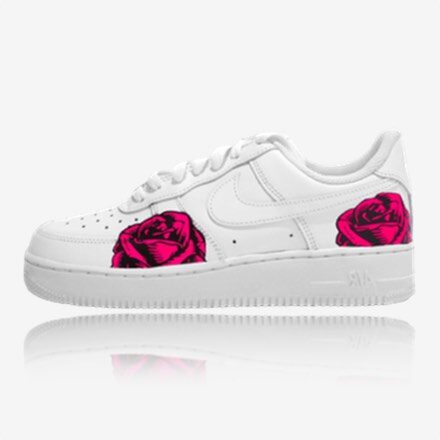 nike air force 1 af1 pink rose custom,trittkunst custom sneakers