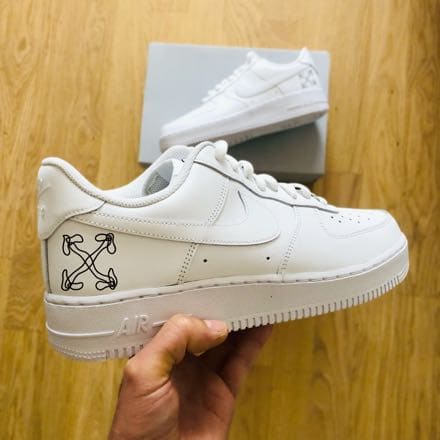 nike air force off white abstract custom
