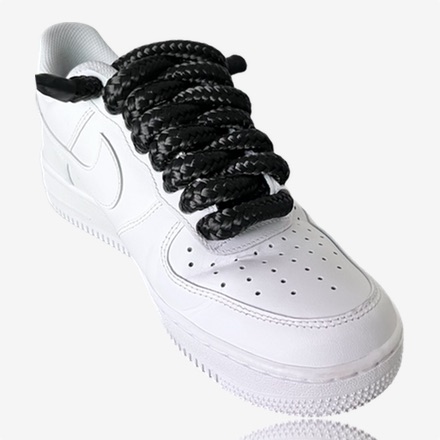 nike air force 1 fat laces, custom sneaker, trittkunst gmbh