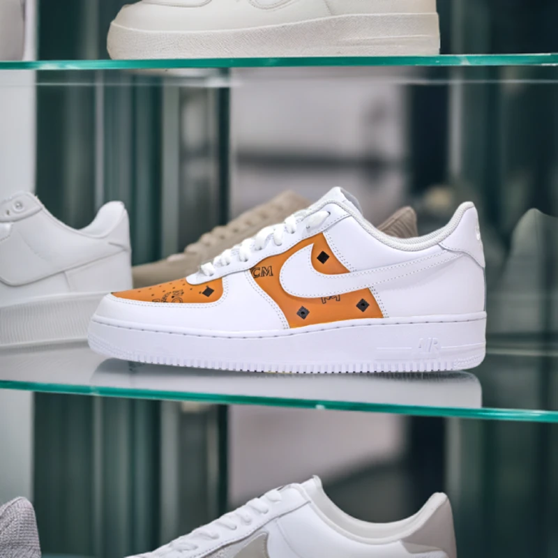 custom nike air force 1 mcm classic
