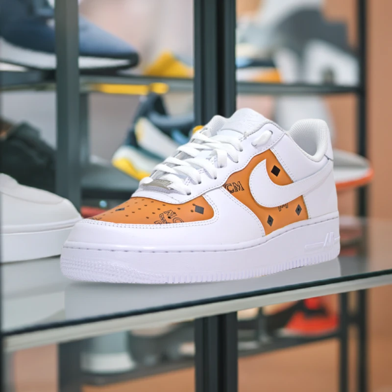 custom nike air force 1 mcm classic