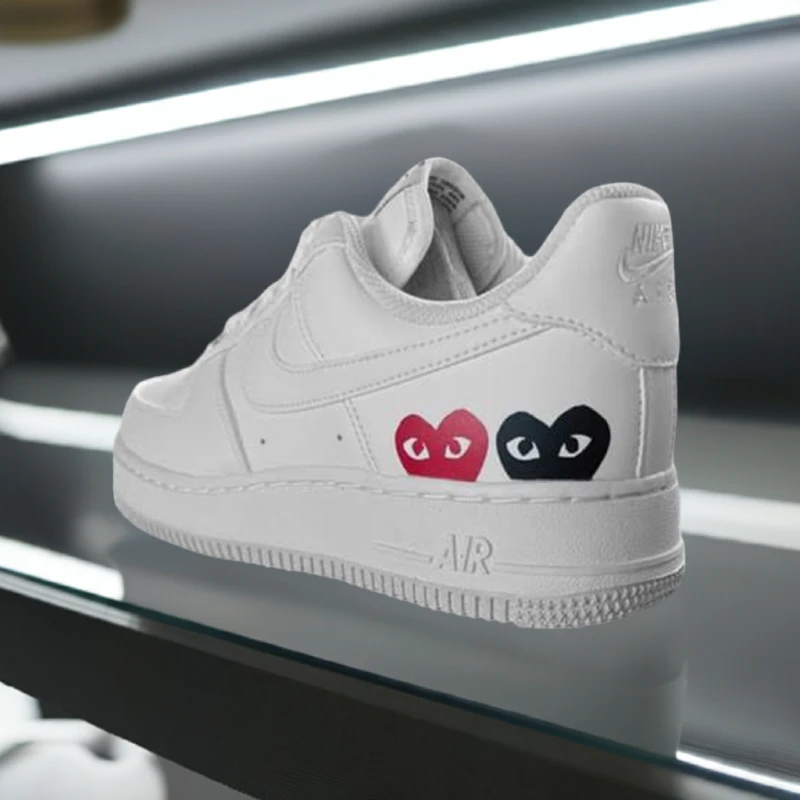 custom nike air force 1 double cdg