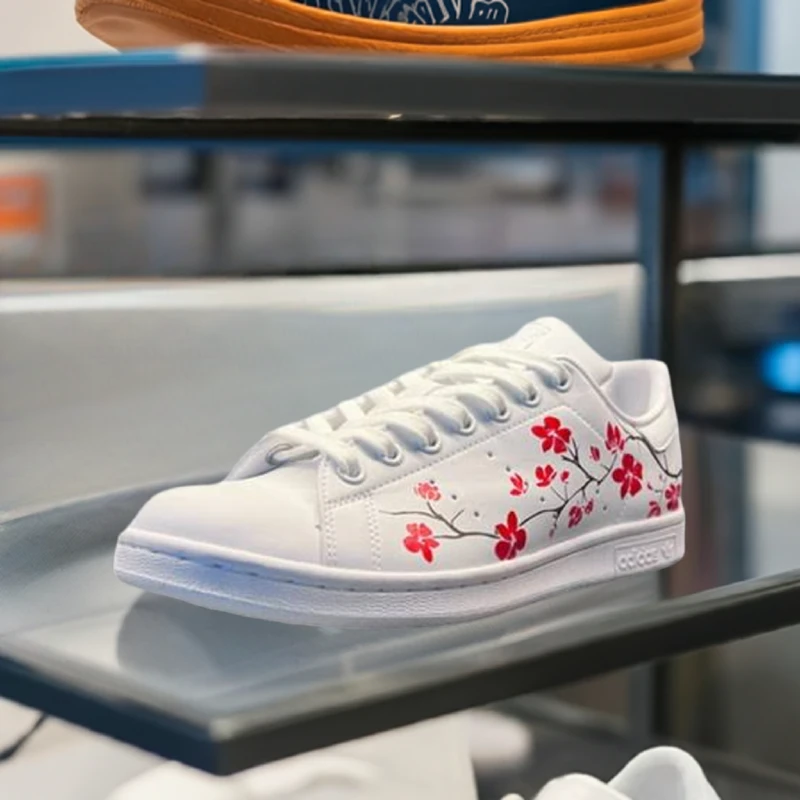 custom adidas stan smith kirschblüten