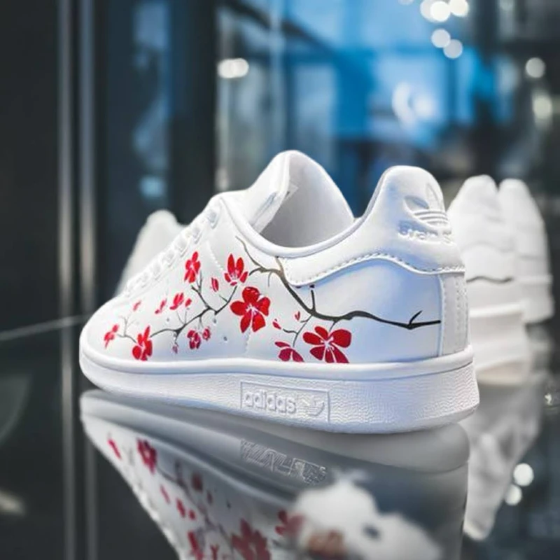 custom adidas stan smith kirschblüten