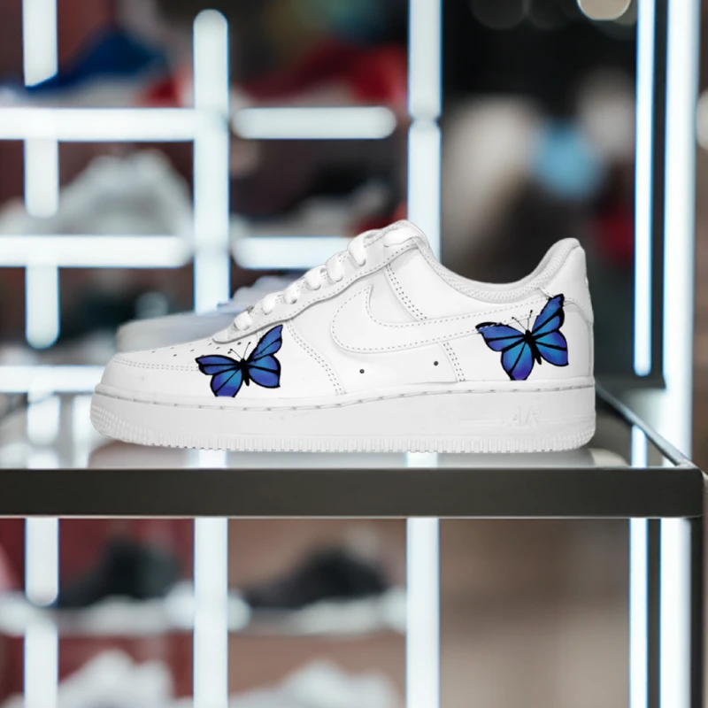 custom nike air force 1 butterfly 1
