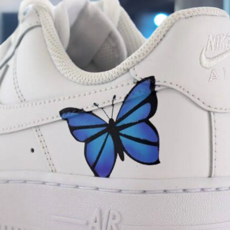 custom nike air force 1 butterfly 3
