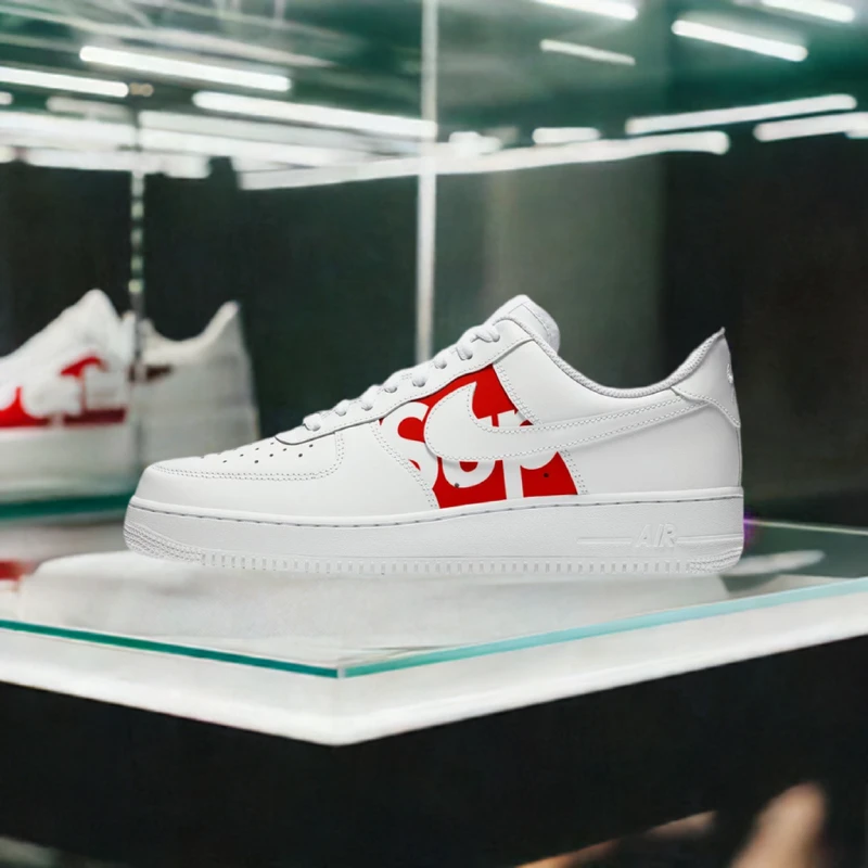 custom nike air force 1 supreme