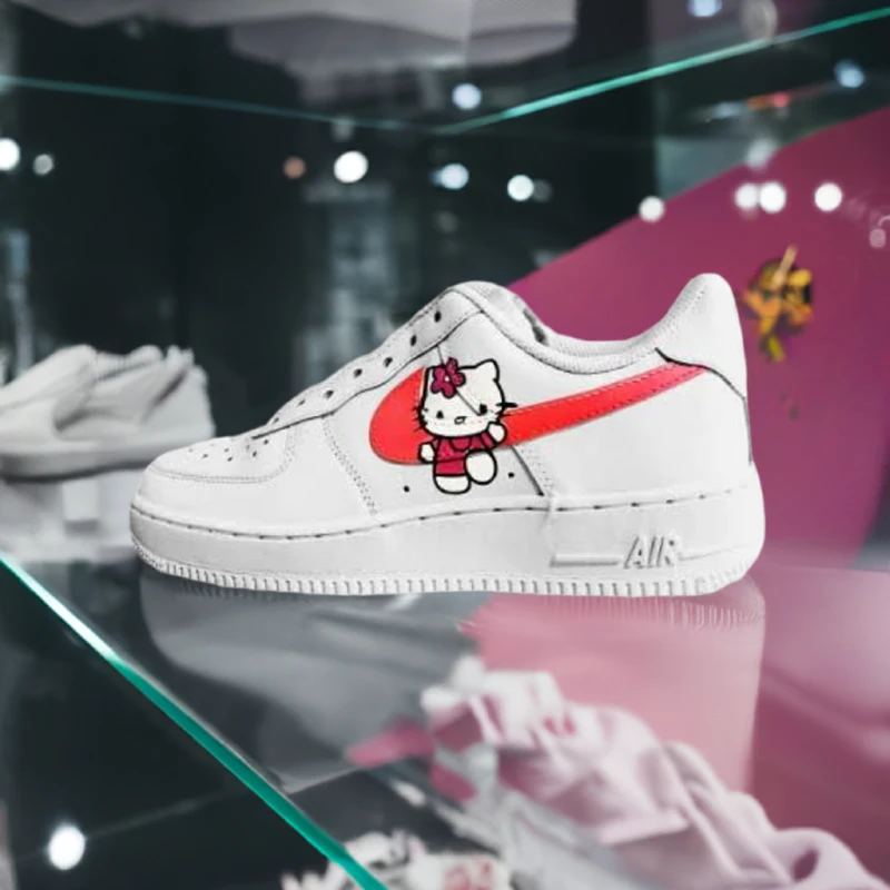 custom nike air force hello kitty