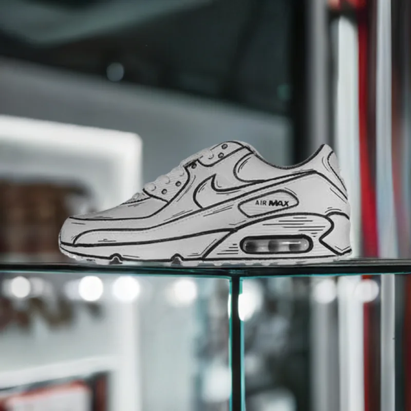 custom nike air max 90 cartoon