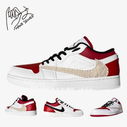 nike Air Jordan low cactus reverse custom, custom sneakers, custom sneaker