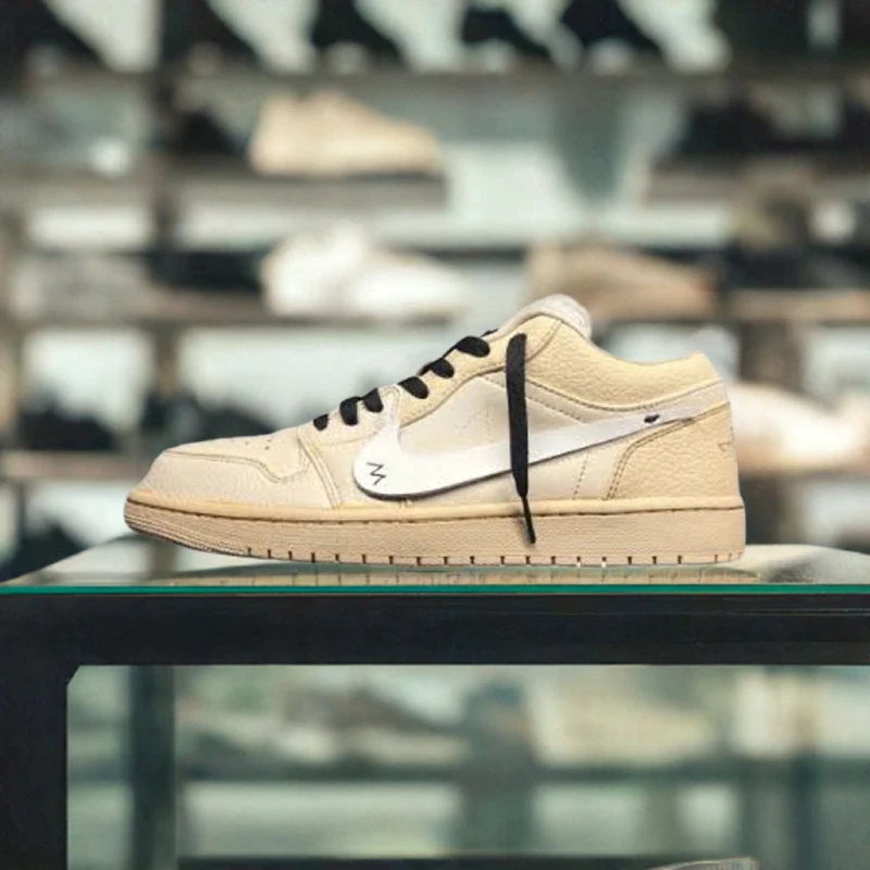 custom nike air jordan 1 cafe off white