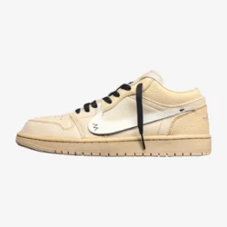 custom sneakers nike Air Jordan 1 coffee off white