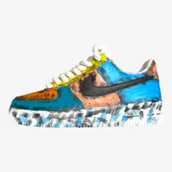 nike air force chaos custom, custom sneakers, custom sneaker, trittkunst Custom Sneakers
