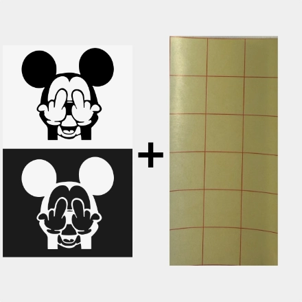 mickey + tranferfolie