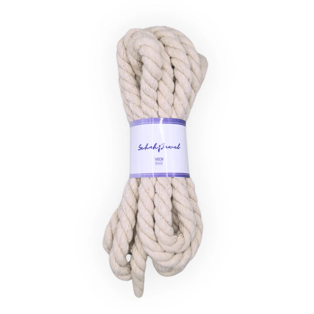 rope laces beige 140 cm