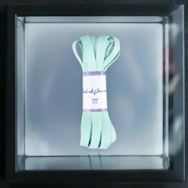 flache schnürsenkel baby blau