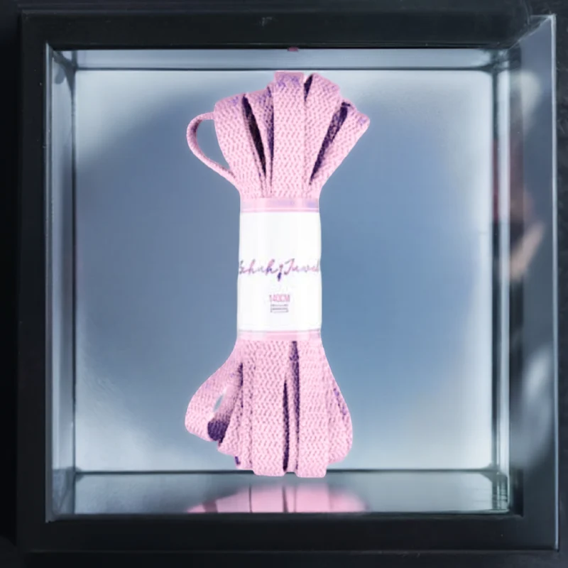 flache schnürsenkel rosa 140cm