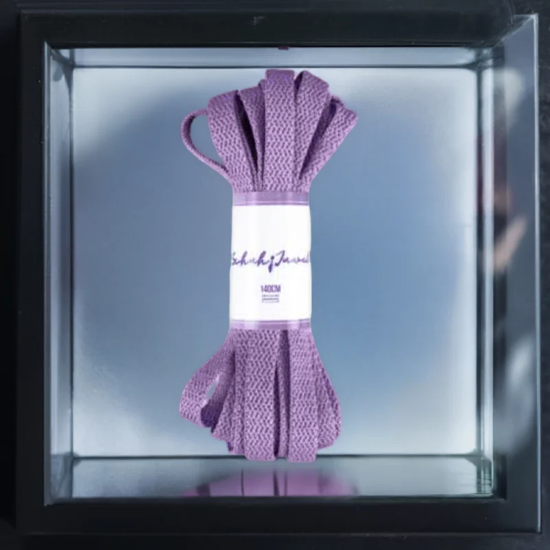 flache schnürsenkel violett 140cm