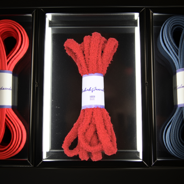 flauschige schnürsenkel rot 140 cm