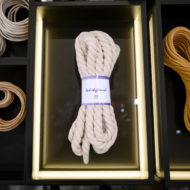rope laces beige 140 cm