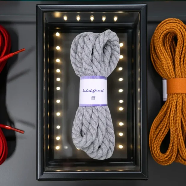 rope laces grau 140cm