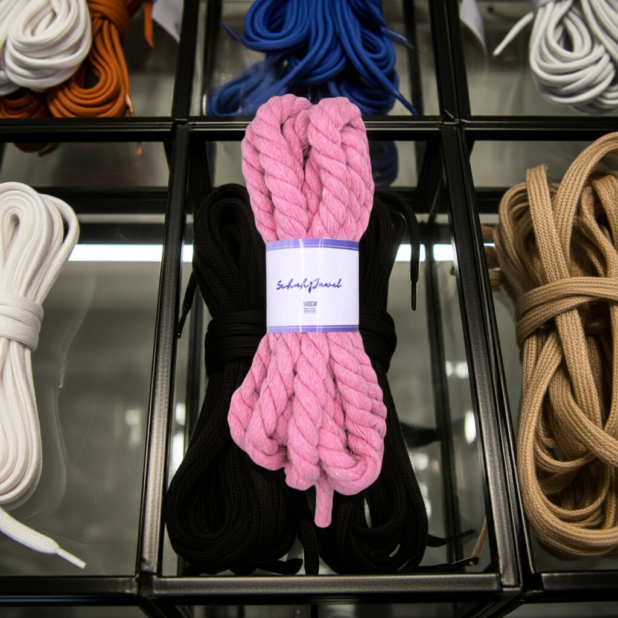 Rope Laces Rosa 140cm