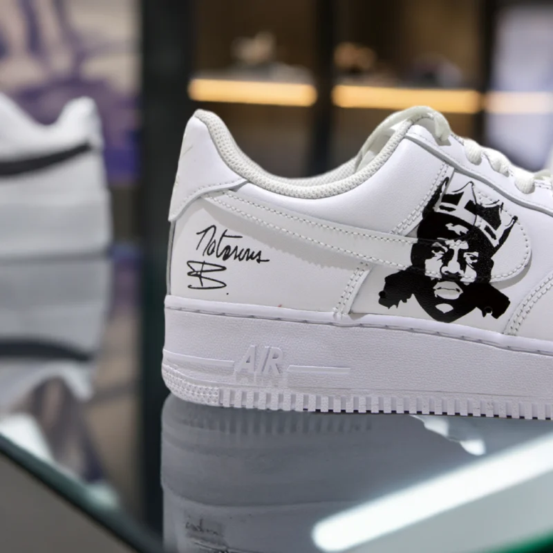 custom nike air force tupac x big