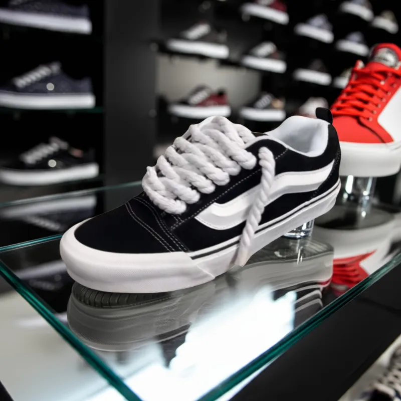 vans knu skool rope laces custom