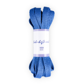 Flache Schnürsenkel Blau 140cm