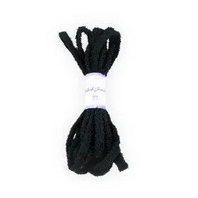 Fluffy Schnürsenkel Schwarz 140 cm