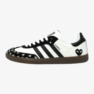 custom sneakers adidas samba black cdg