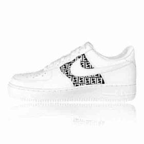 nike air force fendi custom,AF1 fendi quarter