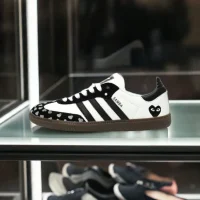 custom adidas samba black cdg