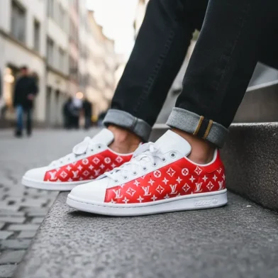 custom adidas stan smith lv