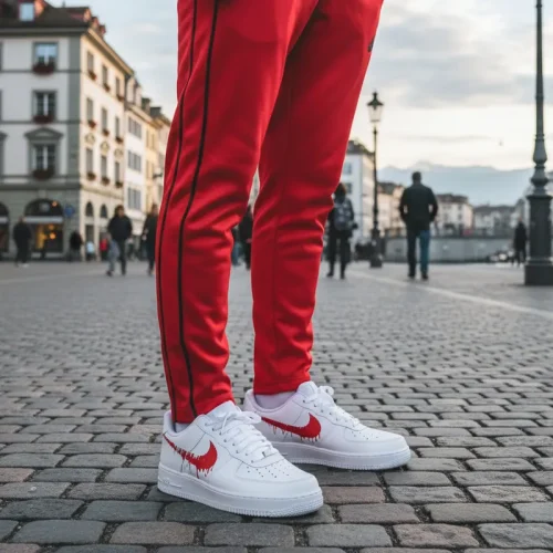 custom air force blood drip swoosh