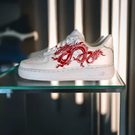 custom nike air force 1 dragon