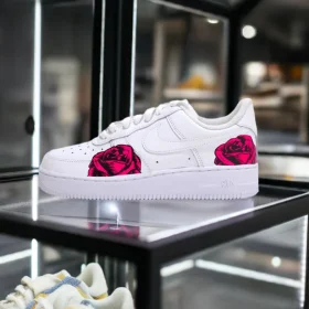 custom nike air force 1 pink rose