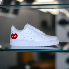 custom nike air force red cdg