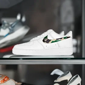 custom nike air force camo bape swoosh