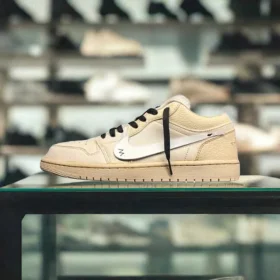custom nike air jordan 1 cafe off white
