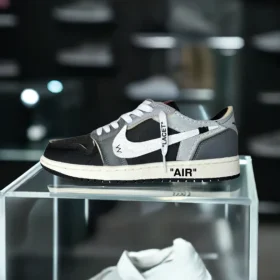 custom nike air jordan 1 low black off white custom