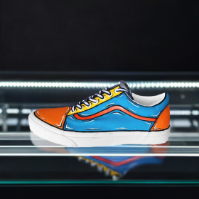 custom vans old skool cartoon
