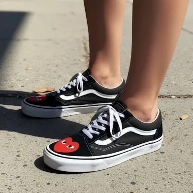 custom vans old skool cdg play